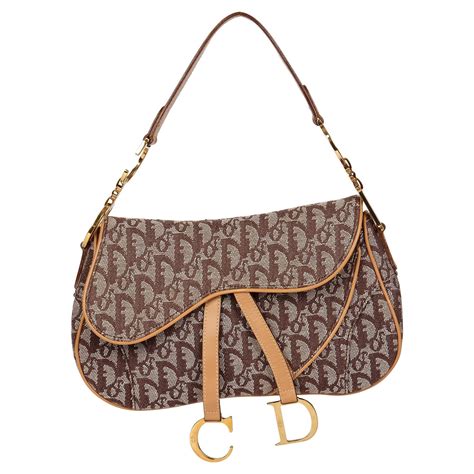 christian dior monogram canvas saddle bag|authentic christian dior handbags sale.